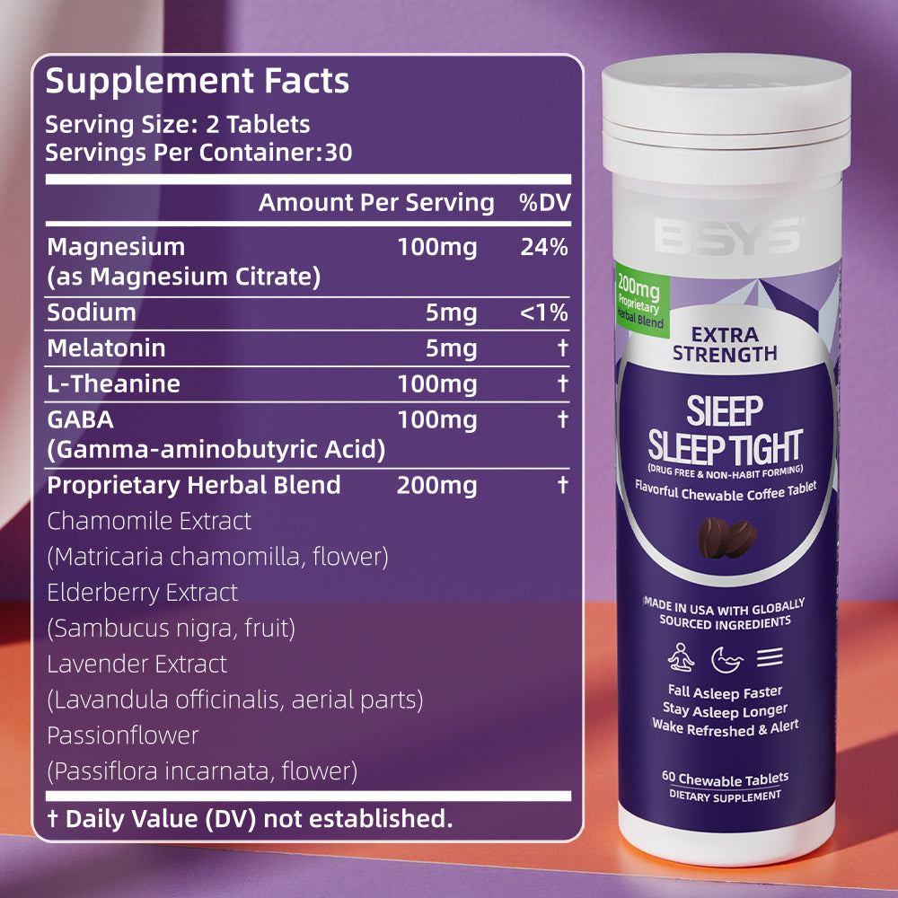 BSYS  Coffee Flavor But Make It Sleepy These Sleep-support Chews Taste Like Your Favorite Brew No Jitters  Just Cozy Vibes To Drift Off Easy  SleepHacks  CoffeeLoversDream