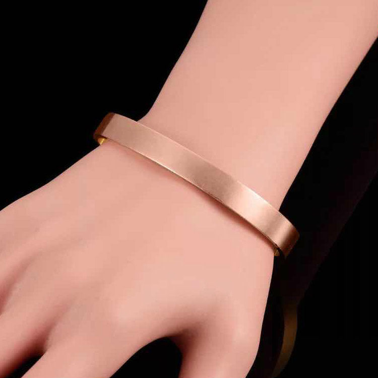 Glossy inlaid magnet health bracelet simple magnetic therapy