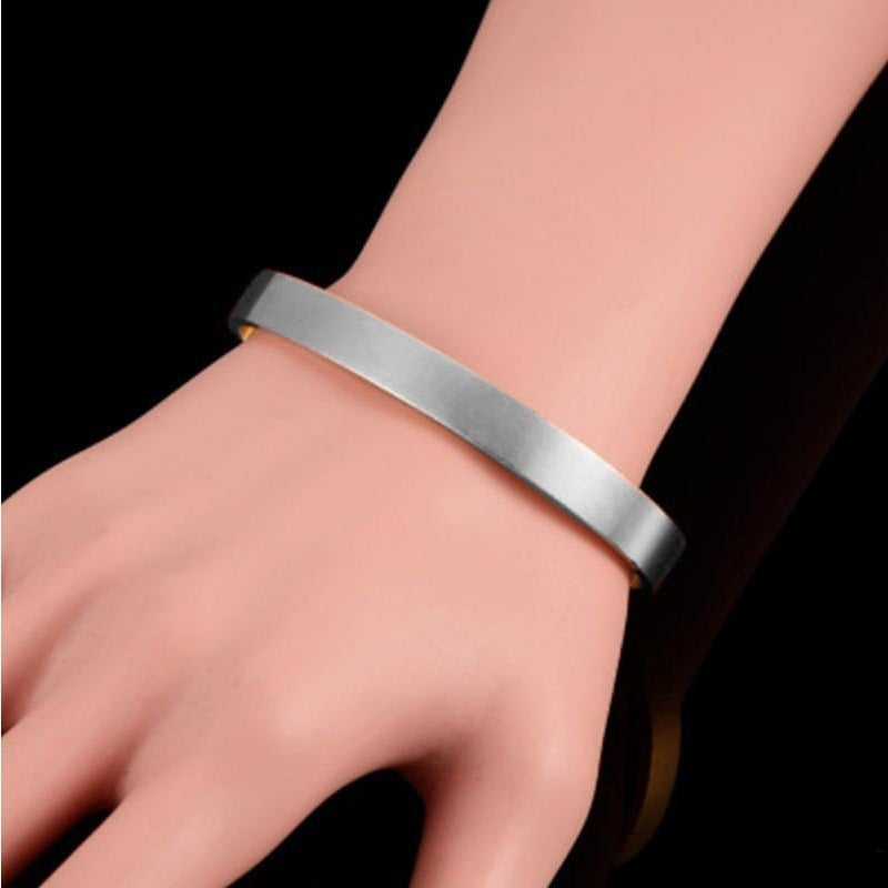 Glossy inlaid magnet health bracelet simple magnetic therapy