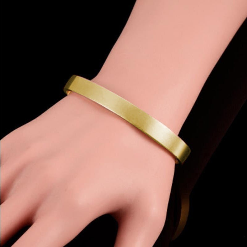 Glossy inlaid magnet health bracelet simple magnetic therapy