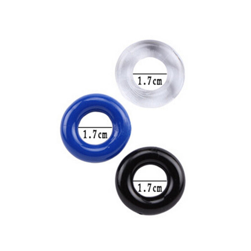 Men's Anti-recombination Three-color Transparent Ring Sleeve