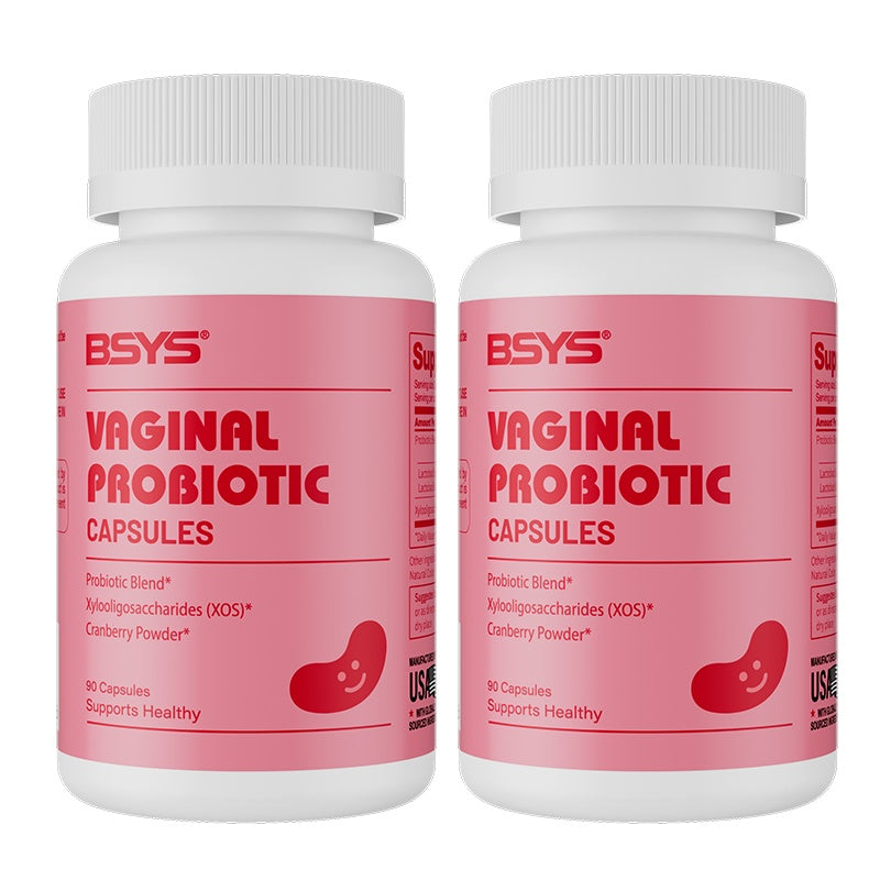 BSYS Vaginal Probiotic Capsules  Vaginal Health Support Formula Yeast Balance  UTI Prevention Aid  Menopausal Wellness Vaginal Dryness Relief Antibiotic Support  Immune Boost