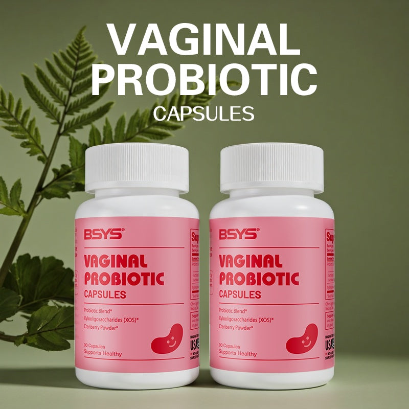 BSYS Vaginal Probiotic Capsules  Vaginal Health Support Formula Yeast Balance  UTI Prevention Aid  Menopausal Wellness Vaginal Dryness Relief Antibiotic Support  Immune Boost