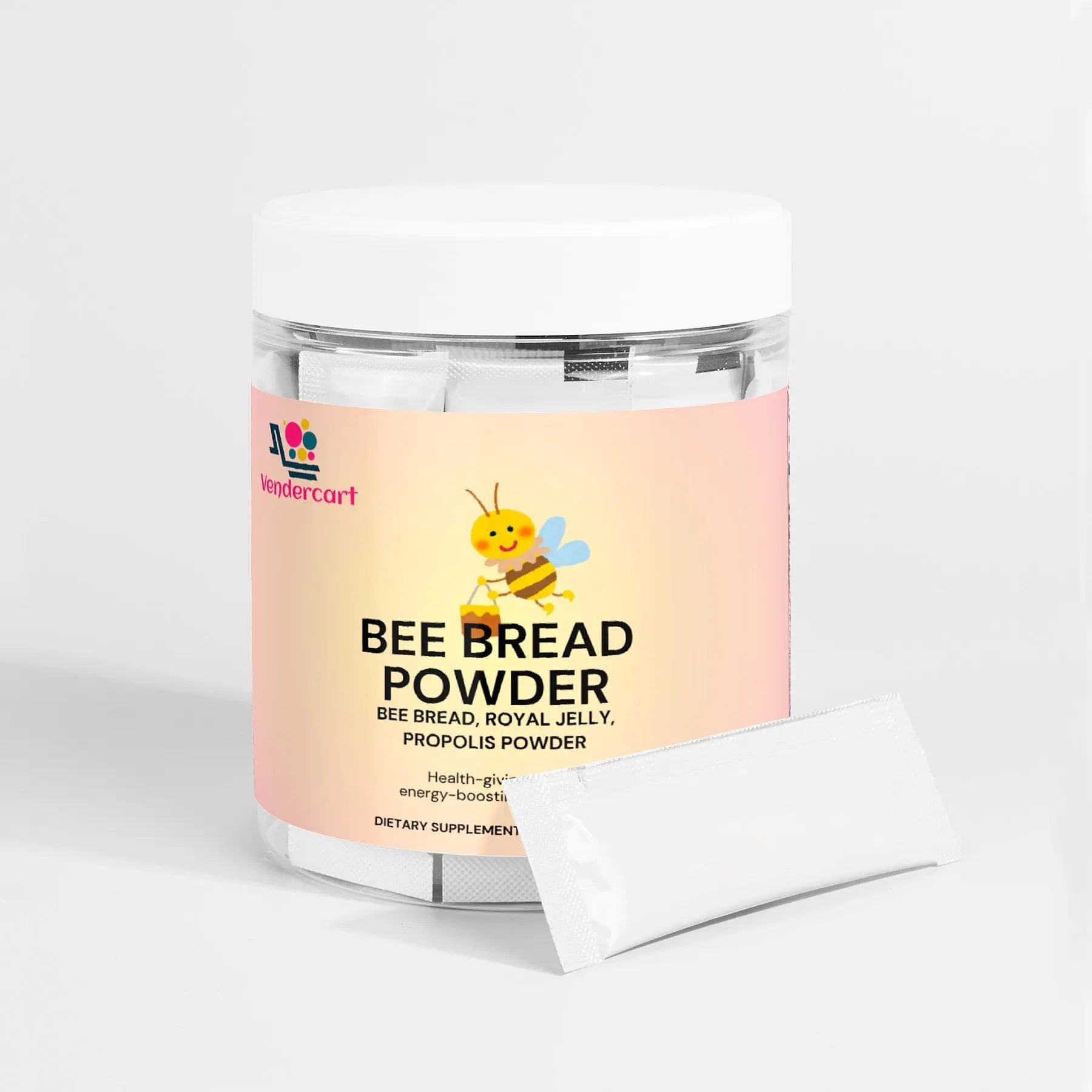 Bee Pearl Powder Energy, Immunity, And Skin Support With Bee Bread, Propolis, Royal Jelly And Vitamin C  30 Sachets