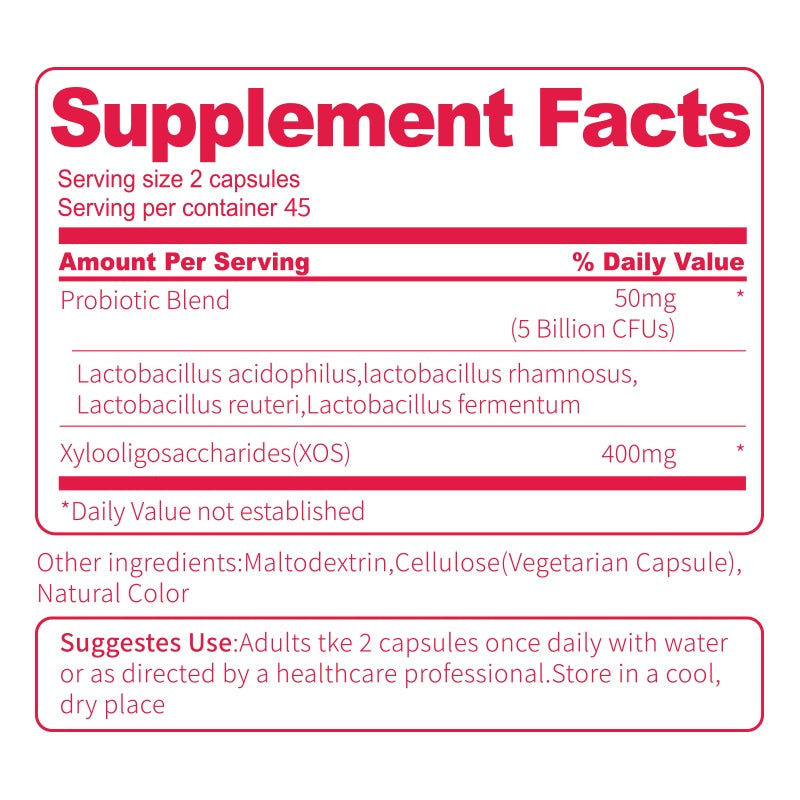 BSYS Vaginal Probiotic Capsules  Vaginal Health Support Formula Yeast Balance  UTI Prevention Aid  Menopausal Wellness Vaginal Dryness Relief Antibiotic Support  Immune Boost